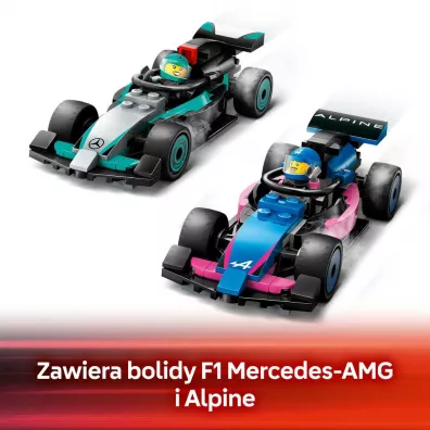 LEGO City F1® Gara� i bolidy Mercedes-AMG i Alpine 60444