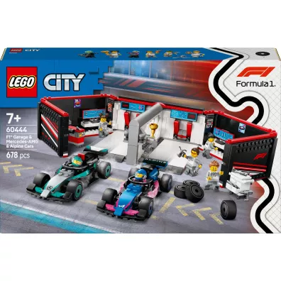 LEGO City F1® Gara� i bolidy Mercedes-AMG i Alpine 60444