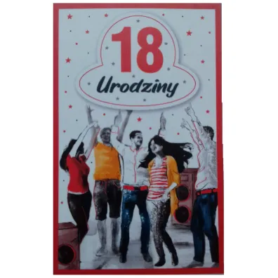 AbCard Kartka okoliczno�ciowa Urodziny 18