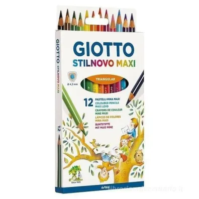 Giotto Kredki Stilnovo Maxi 12 kolor�w