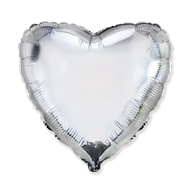 Godan Balon foliowy Serce srebrne 46cm