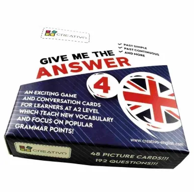 Karty j�zykowe Angielski Give me the answer Level 4 - Pawe� Dwornik