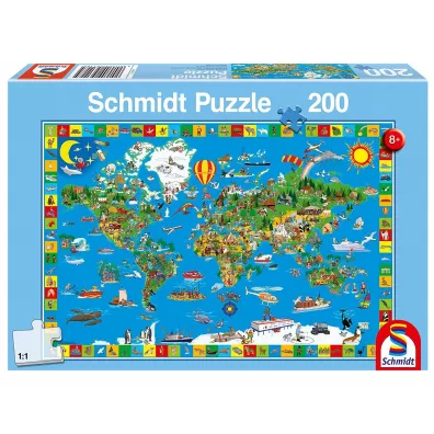 Puzzle 200 el. Twj niesamowity wiat Schmidt
