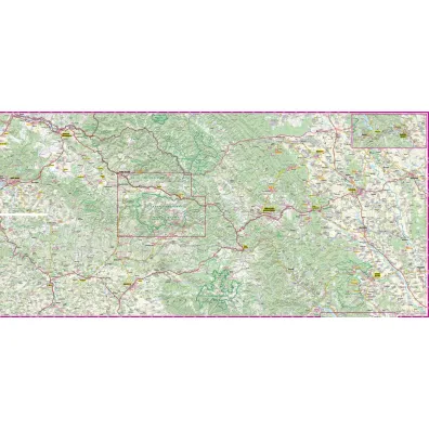 Bucovina Maramures adventure map 1:250 000 laminat 2024