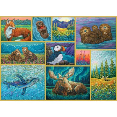 Puzzle 500 Zwierz�ta Alaski 113771 Cobble Hill
