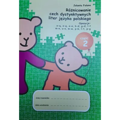 R�nicowanie cech dystynktywnych liter cz.2 - Jolanta  Falana-Koz�owska
