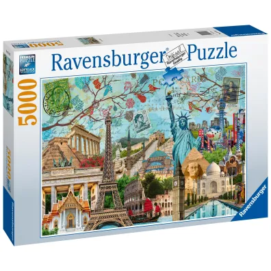 Puzzle 5000 el. Du�e miasta Ravensburger