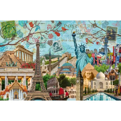 Puzzle 5000 el. Du�e miasta Ravensburger