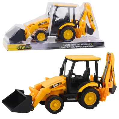 Koparka z dwiema �y�kami ��ta LeanToys