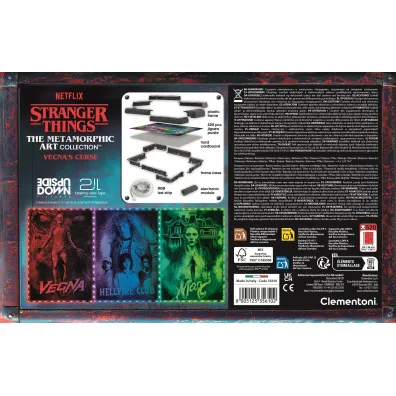 Puzzle 250 Element�w Stranger Things Vecna 35610 Clementoni