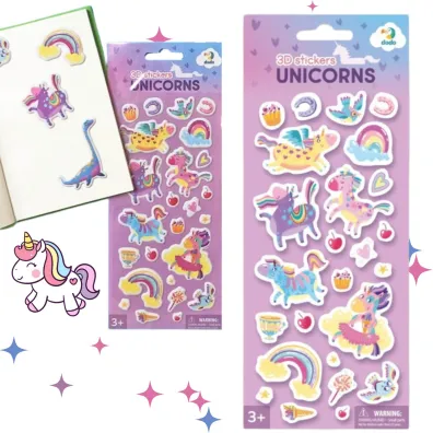 Dodo Naklejki 3D Unicorns