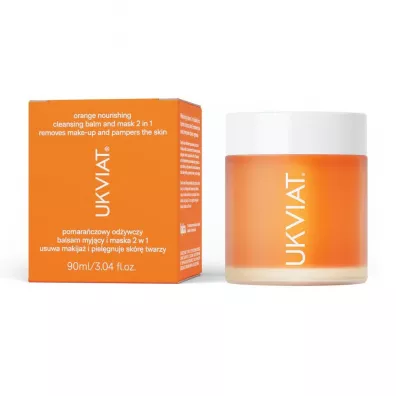 Ukviat Pomara�czowy od�ywczy balsam myj�cy i maska do twarzy 90 ml