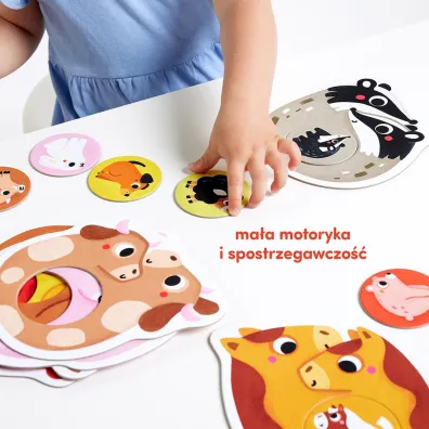 Pierwsze puzzle Rodzinki Bright Junior Media