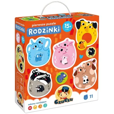 Pierwsze puzzle Rodzinki Bright Junior Media
