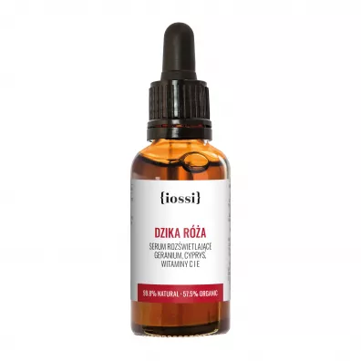 Iossi Dzika R�a serum roz�wietlaj�ce geranium, cyprys, witaminy C i E 30 ml