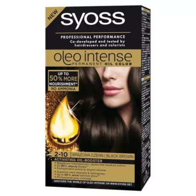 Syoss Oleo Intense farba do w�os�w trwale koloryzuj�ca z olejkami 2-10 Br�zowa Czer�