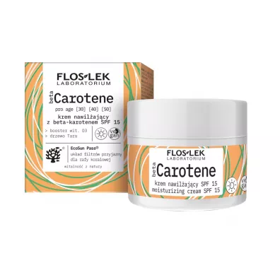Floslek Krem nawil�aj�cy do twarzy z beta-karotenem SPF15 50 ml