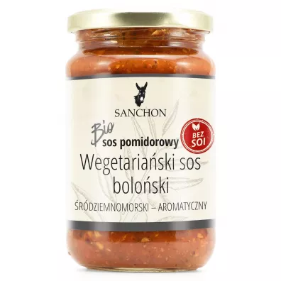 Sanchon Sos boloski wegaski bezglutenowy 330 ml Bio