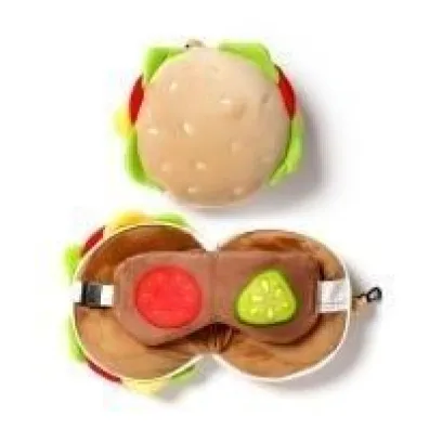 Puckator Poduszka podr�na i maska na oczy Fast Food Burger