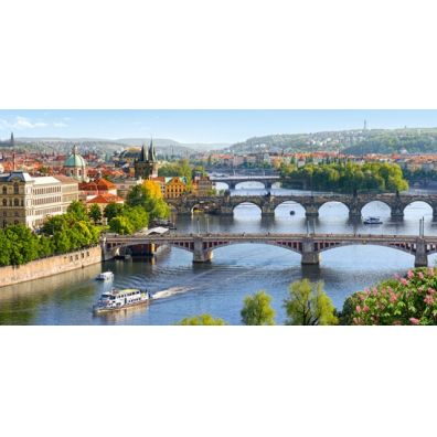 Puzzle 4000 el. Vltava Bridges in Prague Castorland