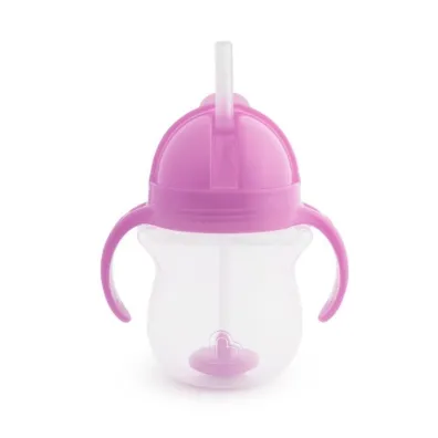 Kubek Munchkin niekapek ze s�omk� 207ml fioletowy