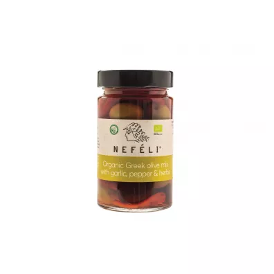 Nefeli Oliwki mix bez pestek w zalewie 295 g Bio