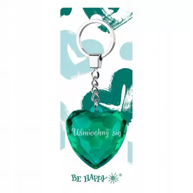 Be-Happy Gifts Brelok serce - U�miechnij si�