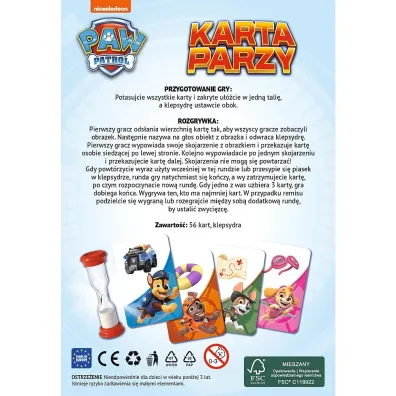 Karta Parzy Psi Patrol