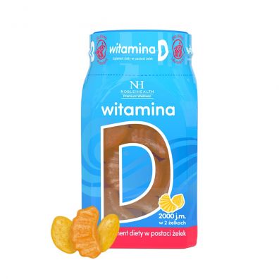 Noble Health Premium Wellness witamina D suplement diety w postaci elek 180 g