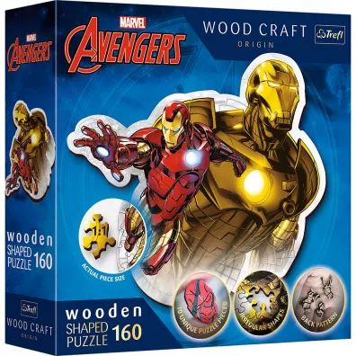 Puzzle drewniane 160 Odwany Iron Man TREFL