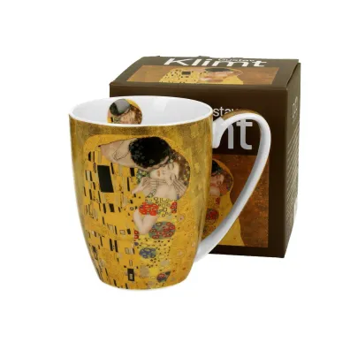 Duo Sp. z o.o. Porcelanowy kubek Klimt The Kiss 350 ml