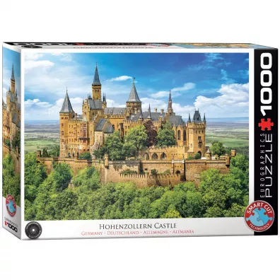 Puzzle 1000 el. Niemcy, Widok na zamek Hohenzollern Eurographics