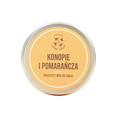 Mydlarnia 4 Szpaki Mus do ciaa Konopie i Pomaracza 150 ml