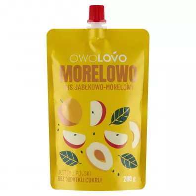 Owolovo Mus jabkowo-morelowy Morelowo 200 g