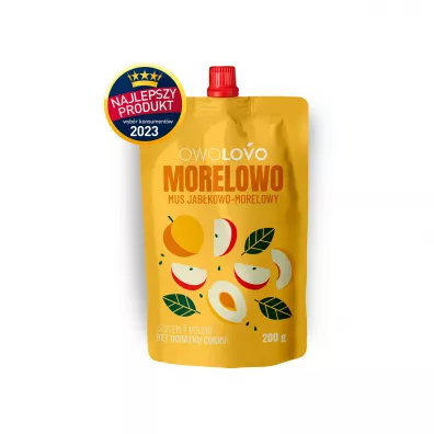 Owolovo Mus jabkowo-morelowy Morelowo 200 g