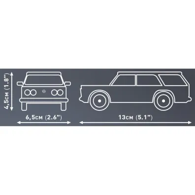 Action town Youngtimer Collection FSO 125p Kombi