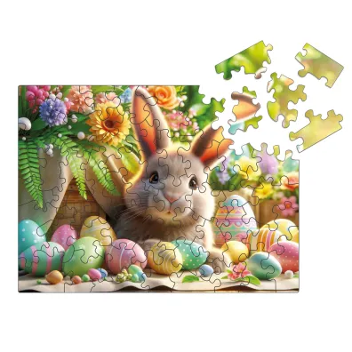 Drewniane puzzle Milliwood 50 el. Wielkanocny zaj�czek Easter Bunny Alexander