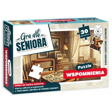 Gra dla Seniora. Puzzle Wspomnienia Kangur