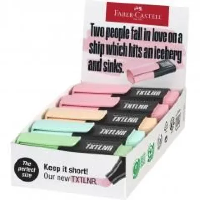 Faber-Castell Minidisplay zakre�lacz mini txtlnr kol. pastelowe zestaw a 10 szt.