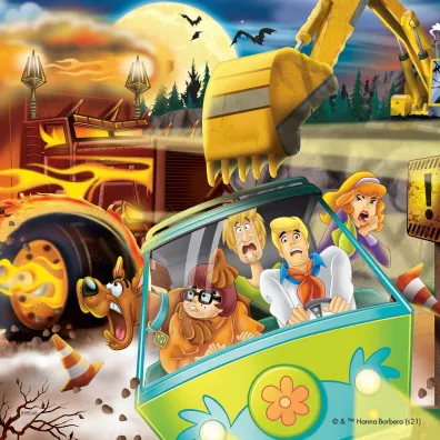 Puzzle dla dzieci 3x49 el. Scooby Doo Ravensburger