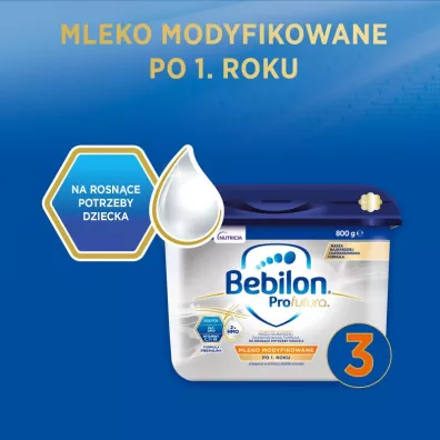 Bebilon Profutura 3 Mleko modyfikowane po 1. roku 800 g
