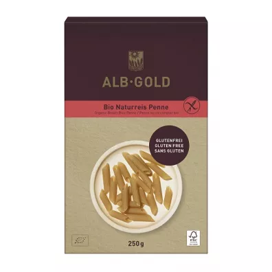 Alb-Gold Makaron ryowy razowy penne bezglutenowy 250 g Bio