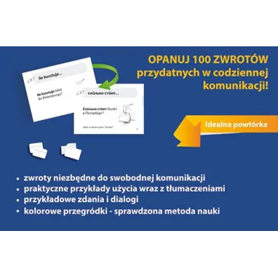 Rosyjski. Zwroty konwersacyjne. Fiszki 100