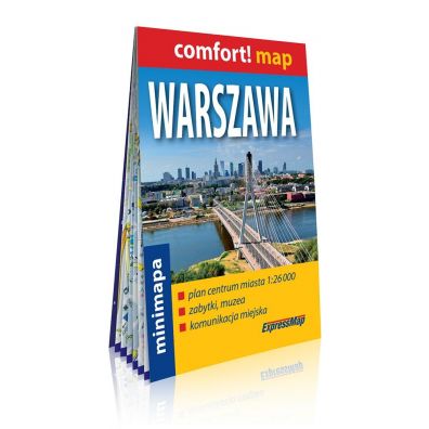 comfort!map Plan miasta Warszawa 1:26 000