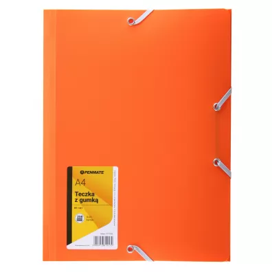Penmate Teczka z gumk� A4 PP-101 pomara�czowy