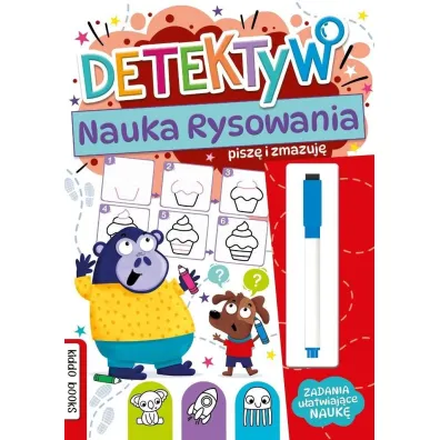 Detektyw. Nauka rysowania. Pisz� i zmazuj�