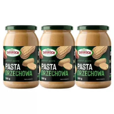 Targroch Pasta orzechowa Zestaw 3 x 900 g