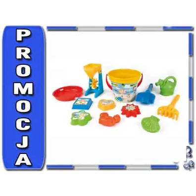 Komplet do piasku 12 el. mix Wader