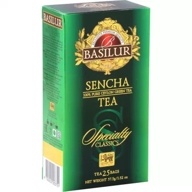 Basilur Herbata zielona Sencha Classics w saszetkach 25 x 1.5 g