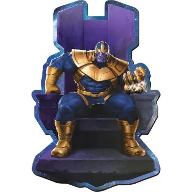 Puzzle drewniane 160 el. Avengers Thanos na Tronie Trefl